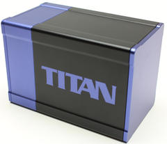 Boxgods Titan Black & Purple Deck Box